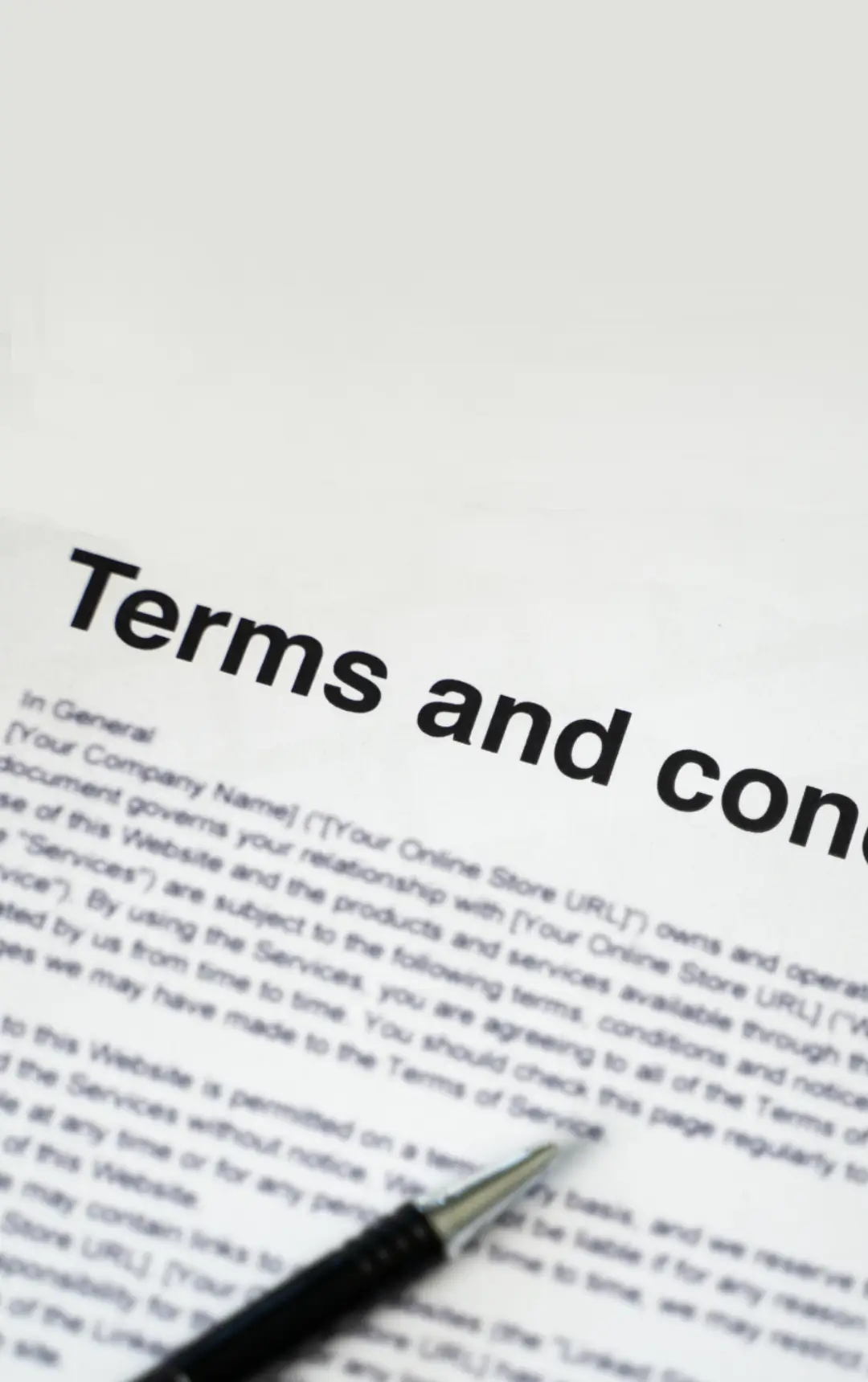 Terms and Conditions